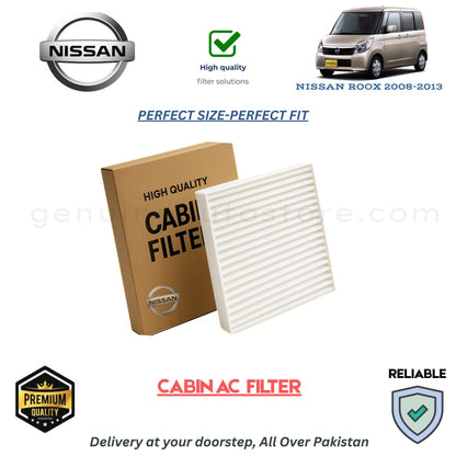 NISSAN ROOX 2008-2013 CABIN AC FILTER in Pakistan. 100% Genuine, Reliable, Best Price, Cash on Delivery Available 