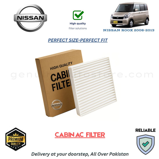 NISSAN ROOX 2008-2013 CABIN AC FILTER in Pakistan. 100% Genuine, Reliable, Best Price, Cash on Delivery Available 