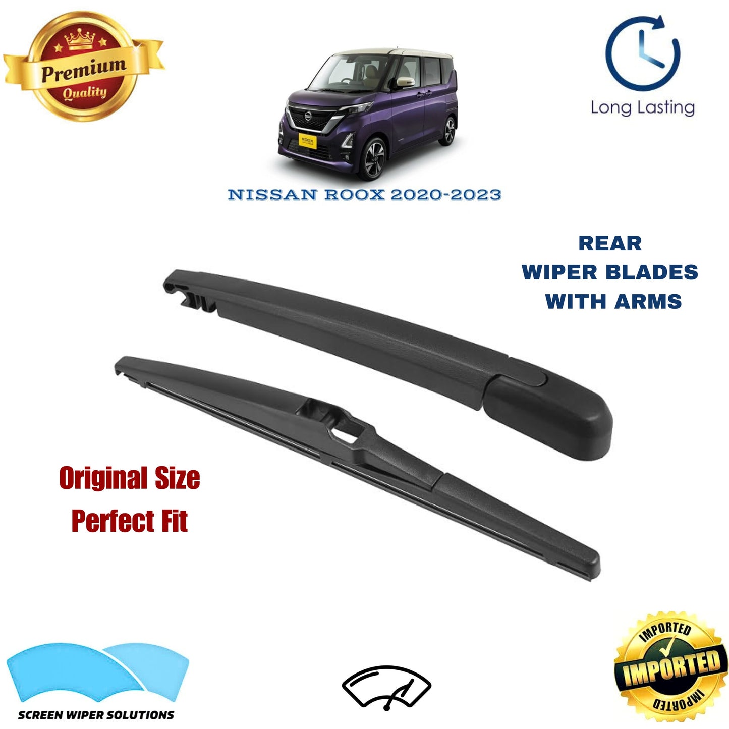 NISSAN ROOX 2020-2023 Rear Wiper Blade with Arm in Pakistan