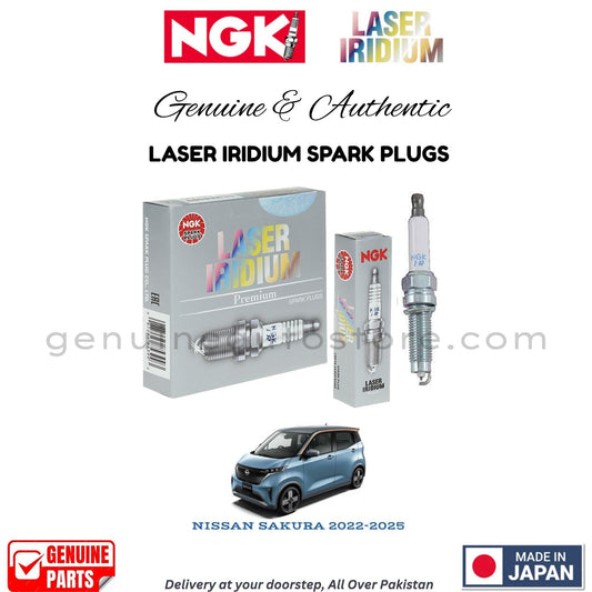 NISSAN SAKURA 2022-2025 NGK LASER IRIDIUM SPARK PLUGS in Pakistan. 100% Genuine, Reliable, Best Price, Cash on Delivery Available