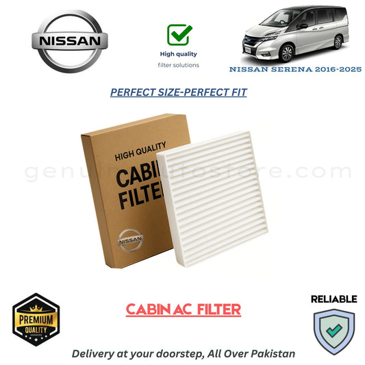 NISSAN SERENA 2016-2025 CABIN AC FILTER in Pakistan. 100% Genuine, Reliable, Best Price, Cash on Delivery Available 