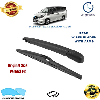 NISSAN SERENA 2016-2025 Rear Wiper Blade with Arm in Pakistan