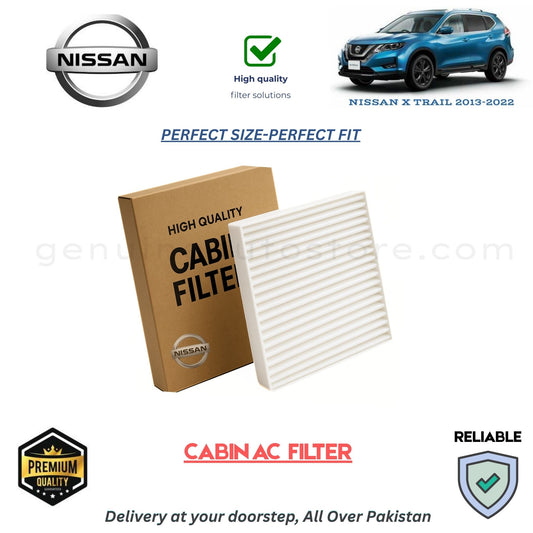 NISSAN X TRAIL 2013-2022 CABIN AC FILTER in Pakistan. 100% Genuine, Reliable, Best Price, Cash on Delivery Available 