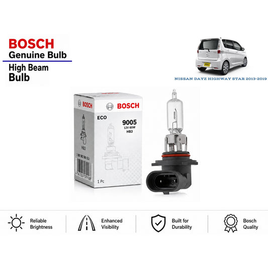 Nissan Days Highway Star 2013-2019 High Beam Headlight Bulb Bosch in Pakistan