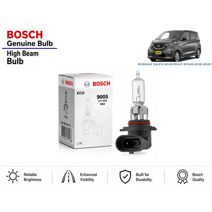 Nissan Days Highway Star 2019-2025 High Beam Headlight Bulb Bosch in Pakistan