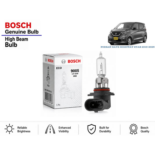 Nissan Days Highway Star 2019-2025 High Beam Headlight Bulb Bosch in Pakistan