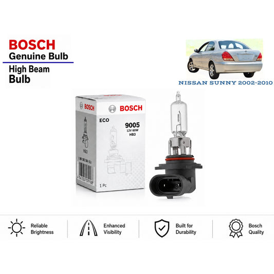 Nissan Sunny 2002-2010 High Beam Headlight Bulb Bosch in Pakistan 