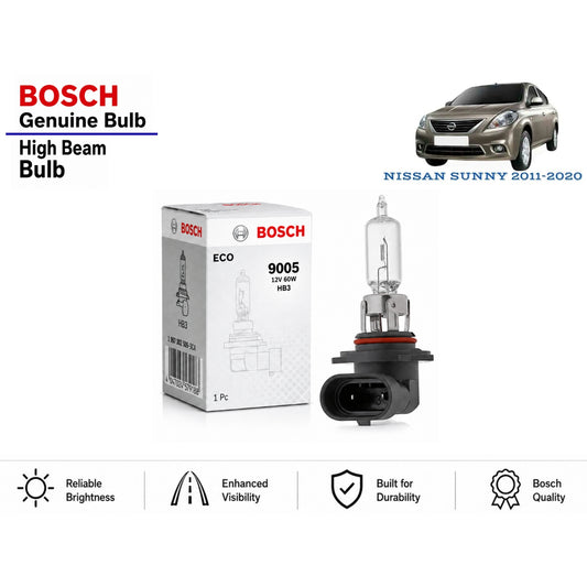 Nissan Sunny 2011-2020 High Beam Headlight Bulb Bosch in Pakistan