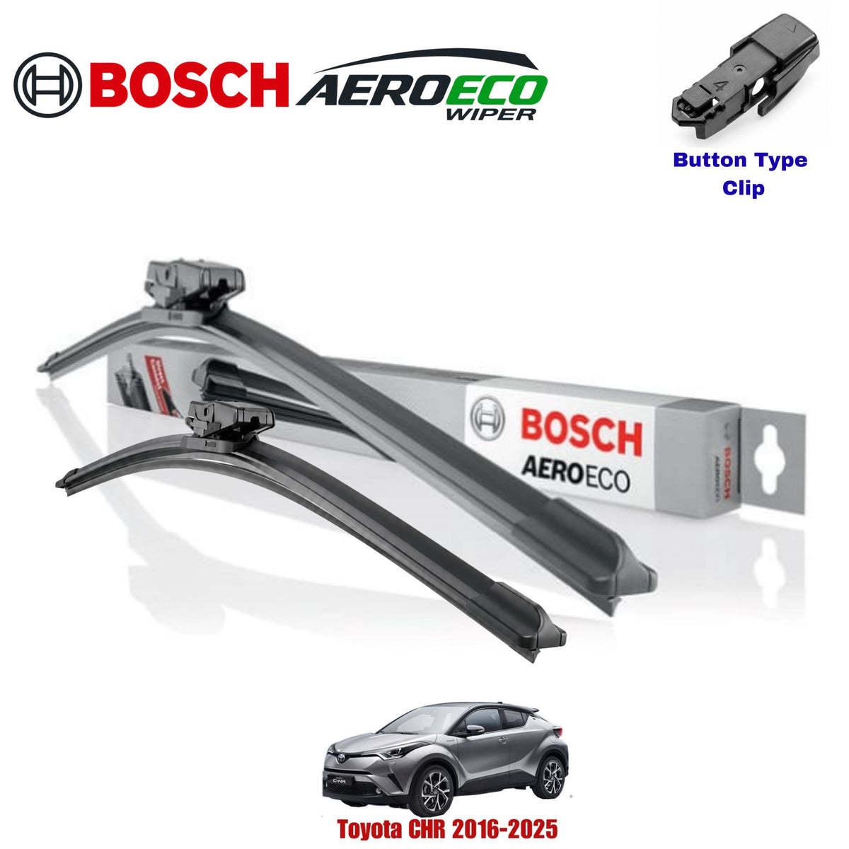 Bosch Genuine front wiper set for PEUGEOT 2008 ACTIVE