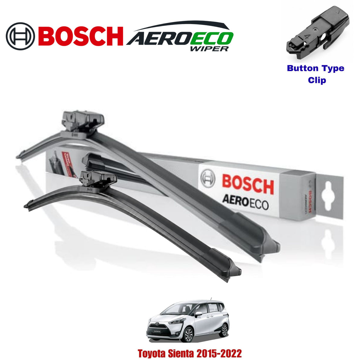 Bosch Genuine front wiper set for PEUGEOT 2008 ALLURE
