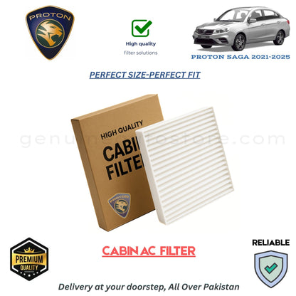 PROTON SAGA 2021-2025 CABIN AC FILTER in Pakistan. 100% Genuine, Reliable, Best Price, Cash on Delivery Available 