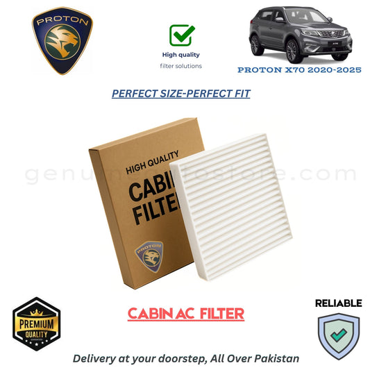 PROTON X70 2020-2025 CABIN AC FILTER in Pakistan. 100% Genuine, Reliable, Best Price, Cash on Delivery Available 