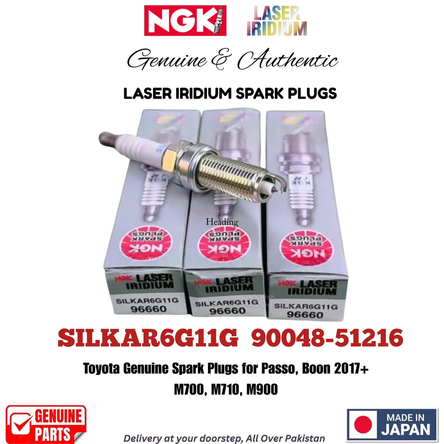SILKAR6G11G NGK LASER IRIDUM SPARK PLUG in pakistan