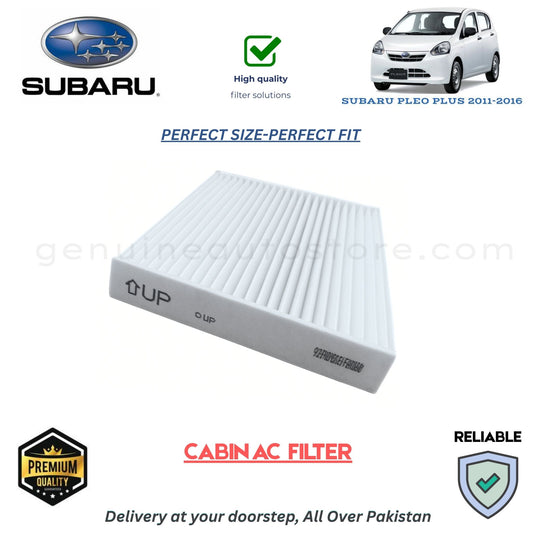 SUBARU PLEO PLUS 2011-2016 CABIN AC FILTER in Pakistan. 100% Genuine, Reliable, Best Price, Cash on Delivery Available 