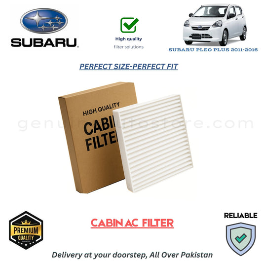 SUBARU PLEO PLUS 2011-2016 CABIN AC FILTER in Pakistan. 100% Genuine, Reliable, Best Price, Cash on Delivery Available 