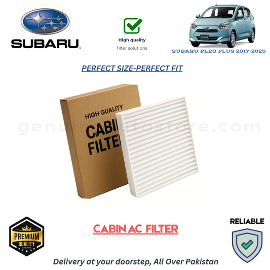 SUBARU PLEO PLUS 2017-2025 CABIN AC FILTER in Pakistan. 100% Genuine, Reliable, Best Price, Cash on Delivery Available 