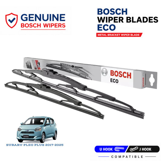 Bosch Genuine metal front wiper set for Subaru Pleo Plus 2017-2025, pair of two