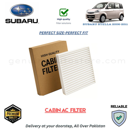 SUBARU STELLA 2006-2011 CABIN AC FILTER in Pakistan. 100% Genuine, Reliable, Best Price, Cash on Delivery Available 