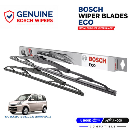 Bosch Genuine metal front wiper set for Subaru Stella 2006-2011, pair of two