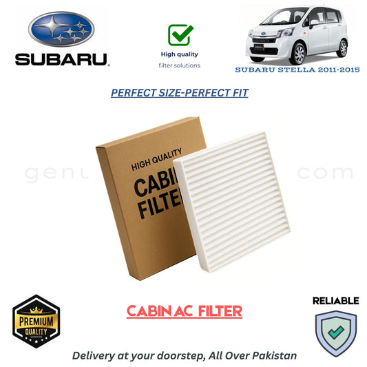 SUBARU STELLA 2011-2015 CABIN AC FILTER in Pakistan. 100% Genuine, Reliable, Best Price, Cash on Delivery Available 