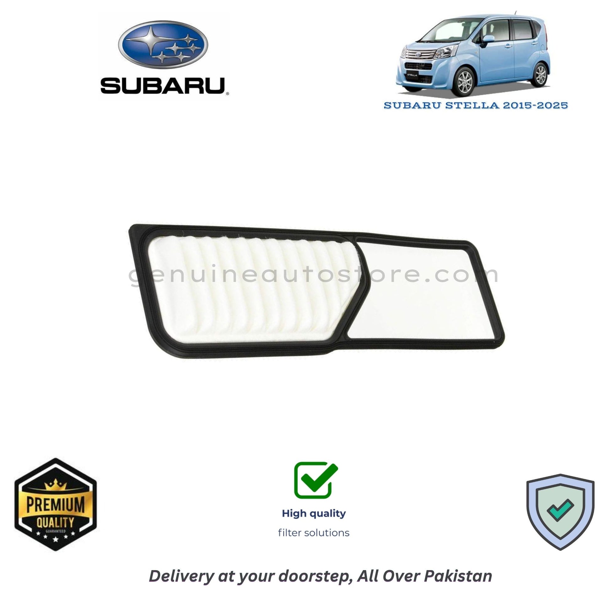 SUBARU STELLA 2015-2025 Air Filter Premium Quality in Pakistan, 100% Genuine, Reliable, Best Price, Cash on Delivery 