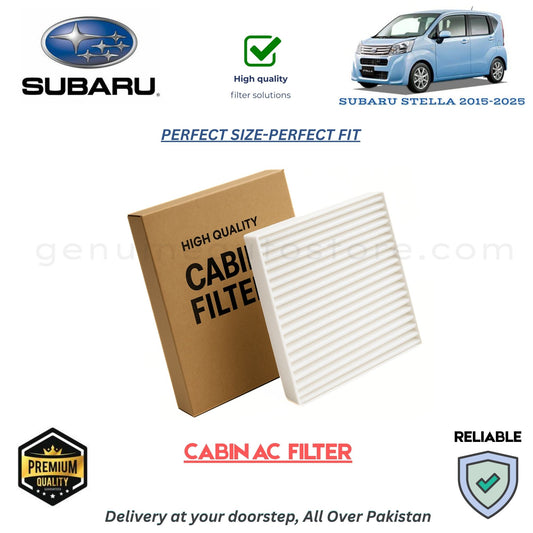 SUBARU STELLA 2015-2025 CABIN AC FILTER in Pakistan. 100% Genuine, Reliable, Best Price, Cash on Delivery Available 