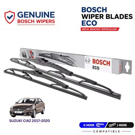 Bosch Genuine metal front wiper set for Suzuki Ciaz 2017-2020, pair of two