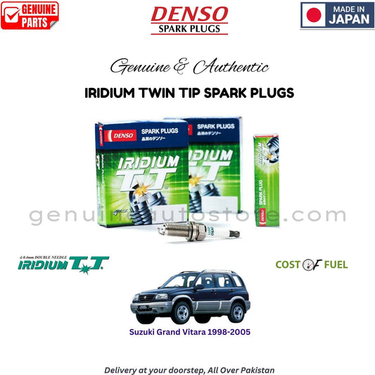 SUZUKI GRAND VITARA 1998-2005 DENSO IRIDIUM TWIN TIP SPARK PLUG in Pakistan, 100% Genuine, Reliable, Best Price, Cash on Delivery Available    