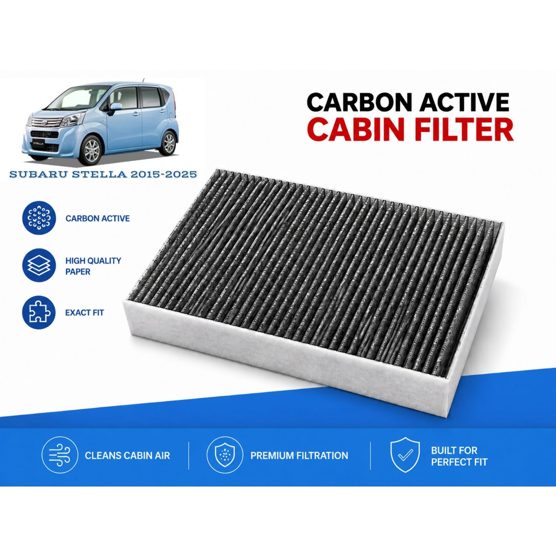 Subaru Stella 2015-2025 Cabin Filter Carbon Active