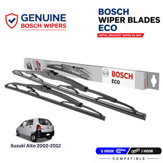 Bosch Genuine metal front wiper set for Suzuki Alto 2002-2012, pair of two