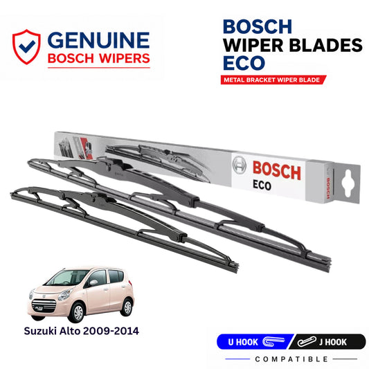 Bosch Genuine metal front wiper set for Suzuki Alto 2009-2014, pair of two