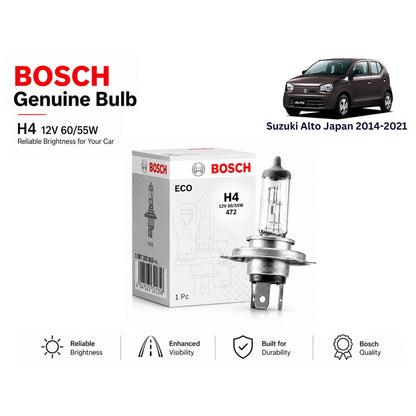 Suzuki Alto Japan 2014-2021 Headlight Bulb Bosch in Pakistan 