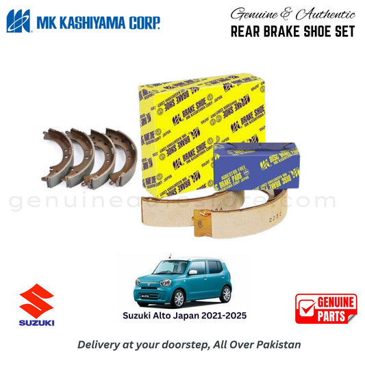 Suzuki Alto Japan 2021-2025 MK JAPAN REAR BRAKE SHOE SET in Pakistan. 100% Genuine, Reliable, Best Price, Cash on Delivery Available