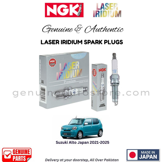 Suzuki Alto Japan 2021-2025 NGK LASER IRIDIUM SPARK PLUGS in Pakistan. 100% Genuine, Reliable, Best Price, Cash on Delivery Available