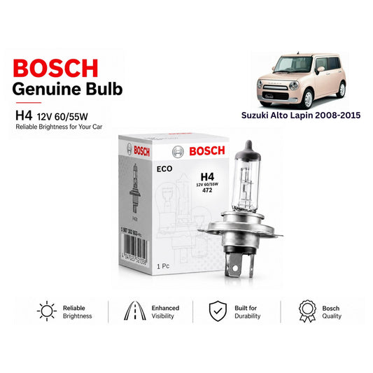 Suzuki Alto Lapin 2008-2015 Headlight Bulb Bosch in Pakistan 