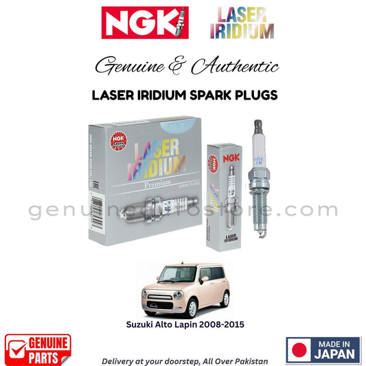 Suzuki Alto Lapin 2008-2015 NGK LASER IRIDIUM SPARK PLUGS in Pakistan. 100% Genuine, Reliable, Best Price, Cash on Delivery Available