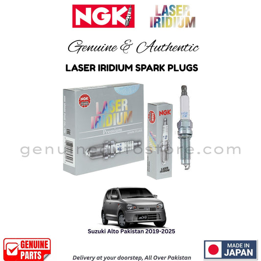 Suzuki Alto Pakistan 2019-2025 NGK LASER IRIDIUM SPARK PLUGS in Pakistan. 100% Genuine, Reliable, Best Price, Cash on Delivery Available