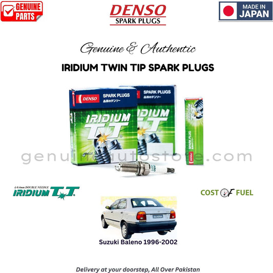 Suzuki Baleno 1996-2002 DENSO IRIDIUM TWIN TIP SPARK PLUG in Pakistan, 100% Genuine, Reliable, Best Price, Cash on Delivery Available