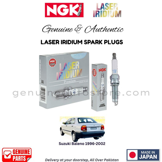 Suzuki Baleno 1996-2002 NGK LASER IRIDIUM SPARK PLUGS in Pakistan. 100% Genuine, Reliable, Best Price, Cash on Delivery Available