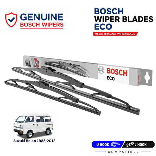 Bosch Genuine metal front wiper set for Suzuki Bolan 1988-2012, pair of two