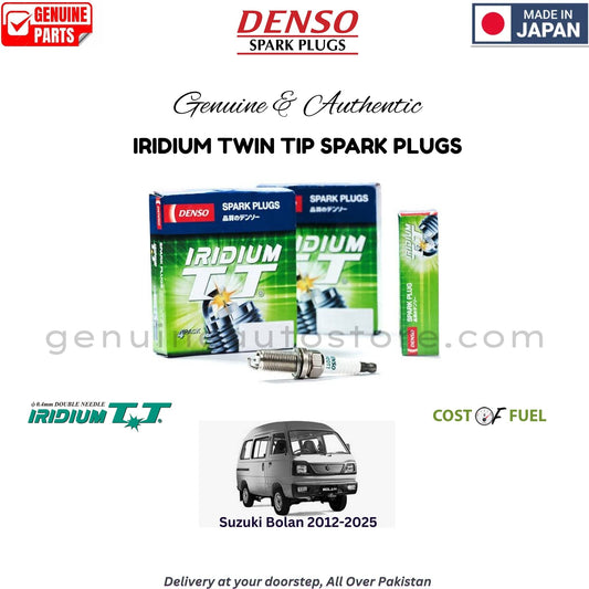 Suzuki Bolan 2012-2025 DENSO IRIDIUM TWIN TIP SPARK PLUG in Pakistan, 100% Genuine, Reliable, Best Price, Cash on Delivery Available