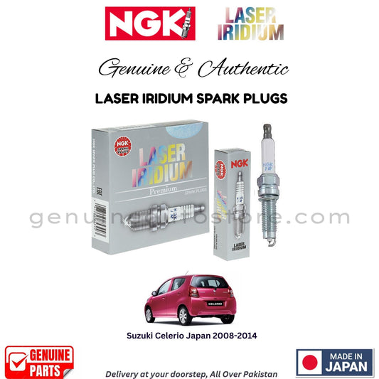 Suzuki Celerio Japan 2008-2014 NGK LASER IRIDIUM SPARK PLUGS in Pakistan. 100% Genuine, Reliable, Best Price, Cash on Delivery Available