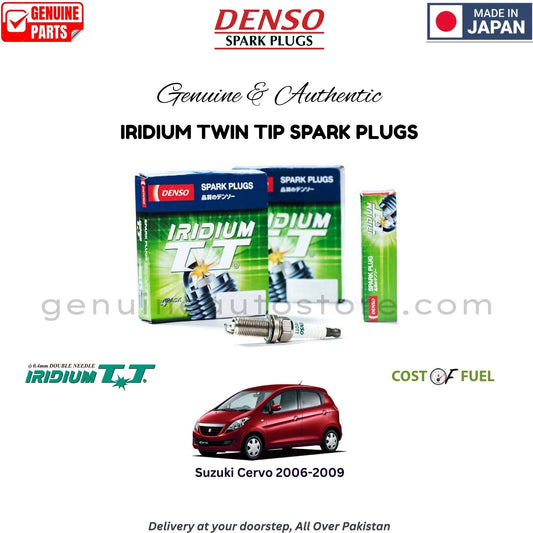Suzuki Cervo 2006-2009 DENSO IRIDIUM TWIN TIP SPARK PLUG in Pakistan, 100% Genuine, Reliable, Best Price, Cash on Delivery Available