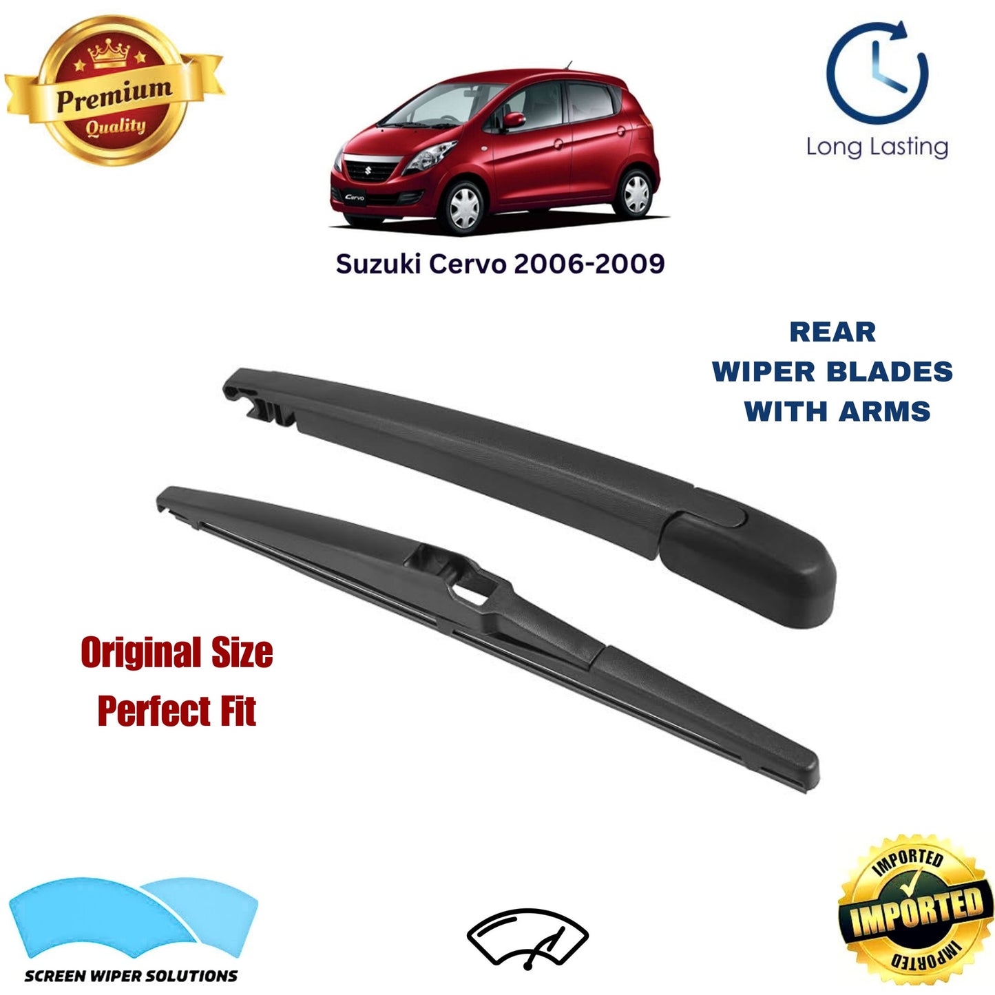 Suzuki Cervo 2006-2009 Rear Wiper Blade with Arm in Pakistan