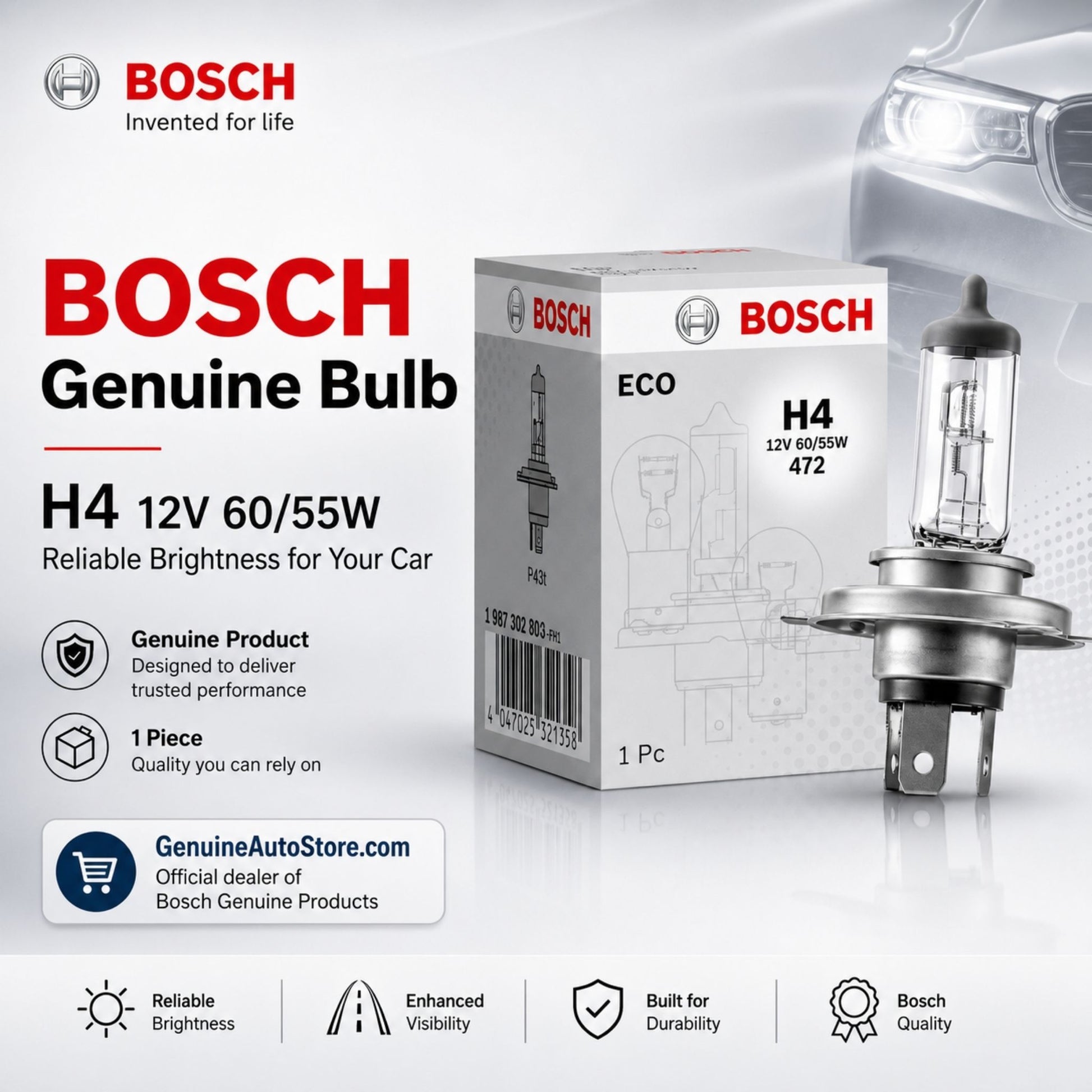 Suzuki Ciaz 2017-2020 Headlight Bulb Bosch in Pakistan