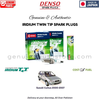 Suzuki Cultus 2000-2007 DENSO IRIDIUM TWIN TIP SPARK PLUG in Pakistan, 100% Genuine, Reliable, Best Price, Cash on Delivery Available