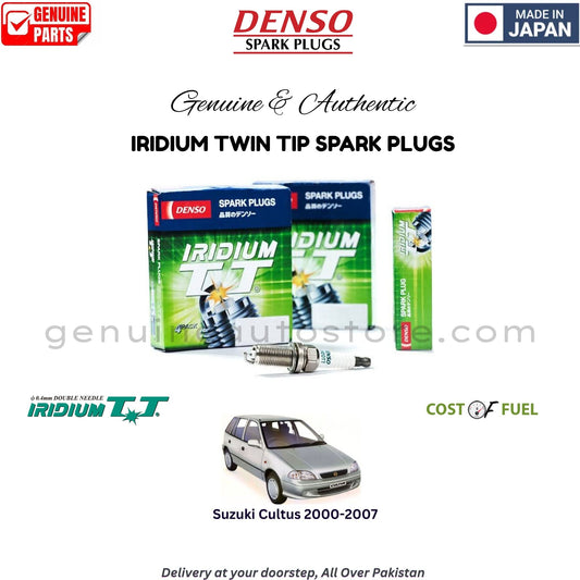 Suzuki Cultus 2000-2007 DENSO IRIDIUM TWIN TIP SPARK PLUG in Pakistan, 100% Genuine, Reliable, Best Price, Cash on Delivery Available