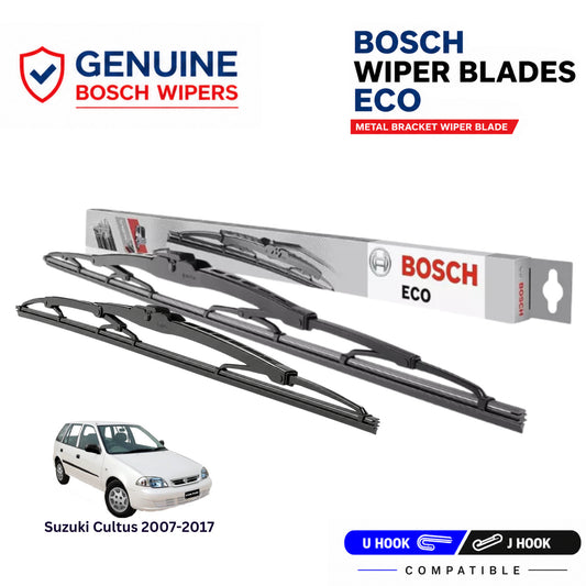 Bosch Genuine metal front wiper set for Suzuki Cultus 2007-2017, pair of two