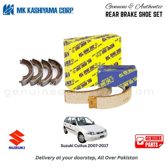 Suzuki Cultus 2007-2017 MK JAPAN REAR BRAKE SHOE SET in Pakistan. 100% Genuine, Reliable, Best Price, Cash on Delivery Available