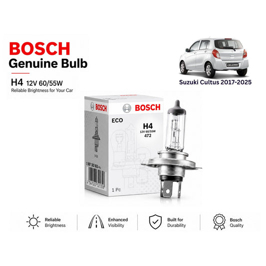 Suzuki Cultus 2017-2025 Headlight Bulb Bosch in Pakistan 